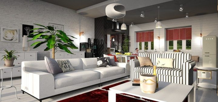 Jak zakomponovat červenou do bytového designu