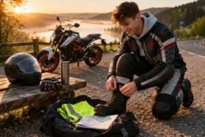 Jarní restart motorkáře: co zkontrolovat na výbavě i na sobě